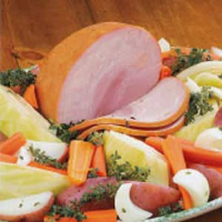 BOILED DINNER WITH HAM AND CABBAGE RECIPES