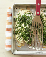 Baked Tilapia with Fresh Herbs Recipe | Martha Stewart image