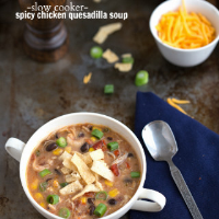 Spicy Chicken Quesadilla Soup - BigOven image