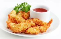 Japanese fried chicken with soy sauce, potato starch and ... image