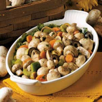 Savory Marinated Mushroom Salad Recipe: How to Make It image