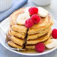Healthy Pancakes - The Best Easy Healthy Pancake Recipe! image
