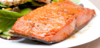 Honey and Soy Glazed Salmon Recipe | Epicurious image