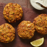 Air-Fryer Salmon Cakes Recipe | EatingWell image
