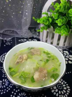 Winter Melon Pork Ribs Soup recipe - Simple Chinese Food image