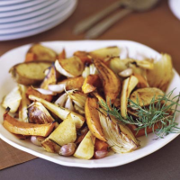 Oven-roasted Fall Vegetables Recipe | MyRecipes image