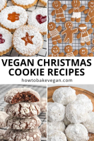9 Vegan Christmas Cookie Recipes | How To Bake Vegan image
