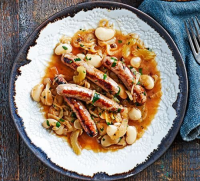 WHAT TO HAVE WITH SAUSAGES FOR DINNER RECIPES