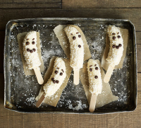 Frozen banana ghosts recipe | BBC Good Food image