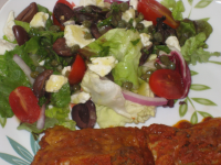 Mediterranean Salad With Lemon Caper Vinaigrette Recipe ... image
