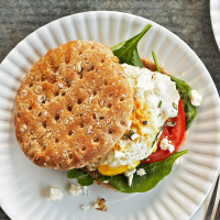 Mediterranean Breakfast Sandwiches Recipe | EatingWell image