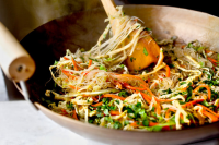 Cabbage and Carrot Noodles With Egg Recipe - NYT Cooking image