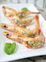 Grilled Prawns with Garlic recipe - Simple Chinese Food image