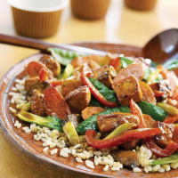 Chicken-Tofu Stir-Fry Recipe | EatingWell image