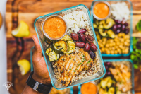 Mediterranean Diet Meal Prep Lunch Box - Fit Men Cook image