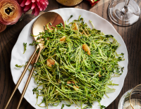 Chow Dau Miu (Garlicky Stir-Fried Pea Sprouts) | Food & Wine image