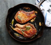 Cast-Iron Skillet Pork Chops Recipe | Bon Appétit image