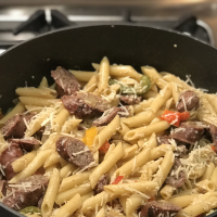 Bow Tie Pasta with Sausage and Sweet Peppers Recipe ... image