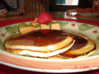 100% Whole Wheat Low Fat Pancakes Recipe - Food.com image