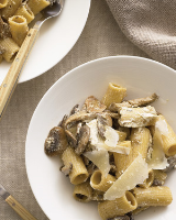 Mushroom Pasta with Ricotta Recipe | Martha Stewart image