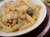 Creamy Seafood and Mushroom Pasta Recipe - Food.com image