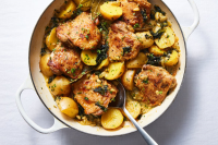 Chicken Braised With Potatoes and Pine Nuts Recipe - NYT ... image