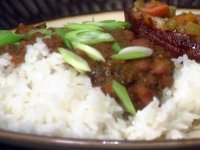 Spicy Vegetarian Red Beans and Rice Recipe | Guy Fieri ... image