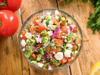 Chopped Salad with Crumbled Feta Recipe | Molly Yeh | Food ... image