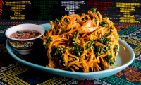 Shredded Sweet Potato and Carrot Fritters (Ukoy) Recipe ... image