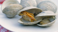 Beer-Steamed Clams on a Gas Grill Recipe - BettyCrocker.com image