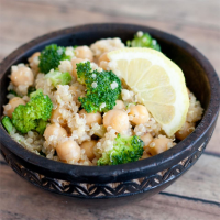 Garlicky Quinoa and Garbanzo Bean Salad | Allrecipes image