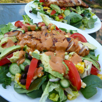 Amy's Barbecue Chicken Salad Recipe | Allrecipes image