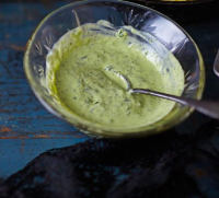 Herby yogurt dressing recipe | BBC Good Food image