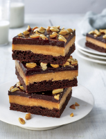 Chocolate Peanut Butter-Fudge Bars Recipe | Southern Living image