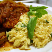 Orzo with Parmesan and Basil Recipe | Allrecipes image