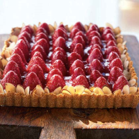 Strawberry-Almond Cream Tart Recipe | MyRecipes image