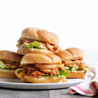 Pulled Roast Chicken Sandwiches | Better Homes & Gardens image