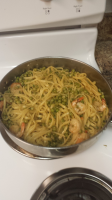 Garlic Shrimp and Peas With Linguine Recipe - Food.com image