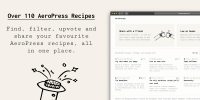 V60 Style Aeropress (dark roast) - an AeroPress recipe by ... image