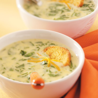 Cream of Spinach Cheese Soup Recipe: How to Make It image