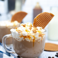 Starbucks Copycat Crème Brûlée Latte - Snacks and Sips image