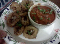 Fried Calamari with Two Dipping Sauces | Just A Pinch Recipes image