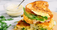 Muenster and Avocado Grilled Cheese - Recipe | Arla US image