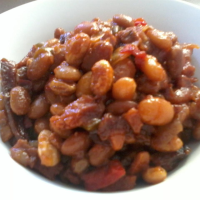 Slow Cooker Baked Beans Using Canned Beans Recipe | Allrecipes image