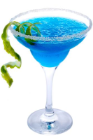 Blue Frozen Margarita Cocktail Recipe image