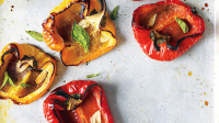 Roasted Peppers with Garlic and Herbs Recipe | Martha Stewart image