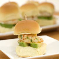California-Style Shrimp Sliders Recipe | MyRecipes image