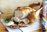 How to Cook an Oven-Roasted Beer Can Chicken Recipe - Food.com image