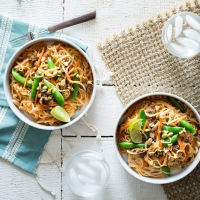 Beef Pad Thai Recipe | EatingWell image