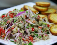 Red Onion and Sardine Salad Recipe | SideChef image